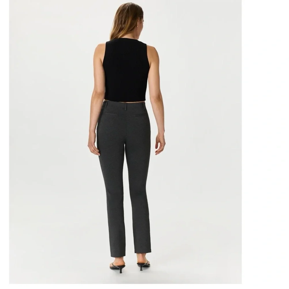 Quince Ultra-Stretch Ponte Straight Leg Pants - Picture 3 of 10